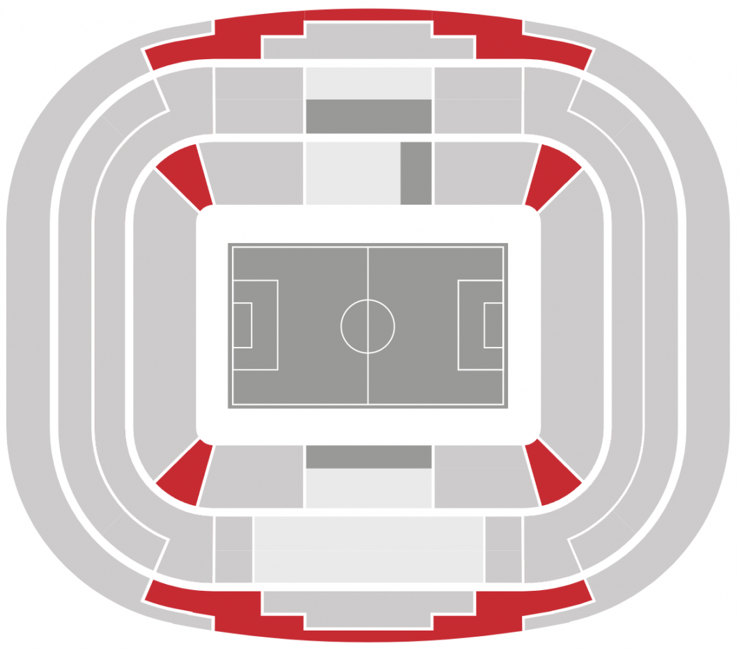 Bayern Munich - FSV Mainz 05 . - Longside 2/3 Tier